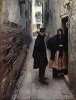 Sargent, John Singer - A Street in Venice